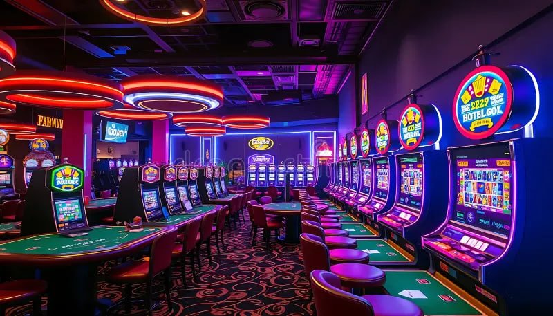 Antarmuka permainan Golden Toad di slot kencana menampilkan meja dengan dealer langsung dan layar taruhan